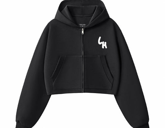 LH CROPPED HOODED ZIP